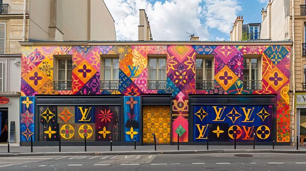 Louis Vuitton wall art: elegance and sophistication